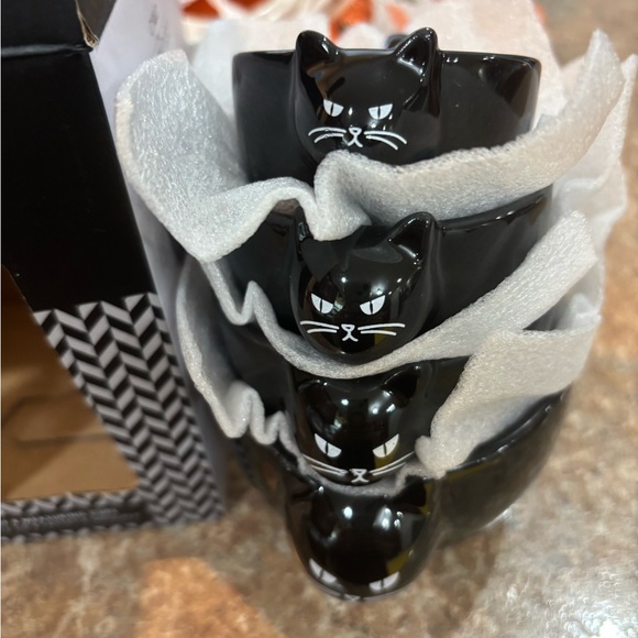 Circa The Bakehouse Other - Black Cat Ceramic Set of Measuring Cups